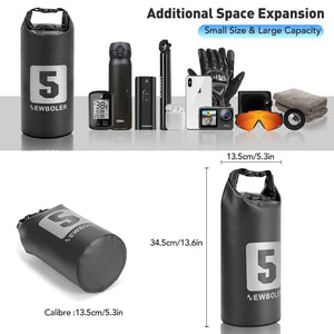 Sacoche de vélo 100% imperméable sur fourche de vélo 5L "NEWBOLER - BAG204" - Planète Rando