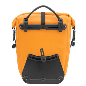 Sacoche de vélo 100% imperméable sur porte - bagages arrière avec poche filet 25L/35L "Rockbros - AS002 - 2" - Planète Rando