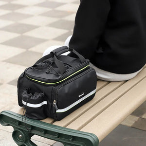 Sacoche de vélo 3 en 1 étanche sur porte - bagages avec pochette latérales 20/35L "WEST BIKING - YP0707250" - Planète Rando