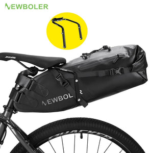 Sacoche de vélo étanche 13L avec stabilisateur pour VTT/ VTC, Gravel "NEWBOLER - PAC040" - Planète Rando
