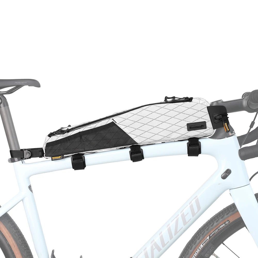 Sacoche de vélo étanche 2,1L pour cadre avant de vélo, gravel et VTT "Rhinowalk - Wilderness BHD0015" - Planète Rando