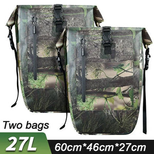 Sacoche de vélo étanche sur porte - bagage arrière de vélo 27L "NEWBOLER - BAG008" - Planète Rando