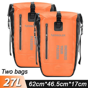 Sacoche de vélo étanche sur porte - bagage arrière de vélo 27L "NEWBOLER - BAG008" - Planète Rando