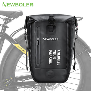 Sacoche de vélo étanche sur porte - bagage arrière de vélo 27L "NEWBOLER - BAG008" - Planète Rando