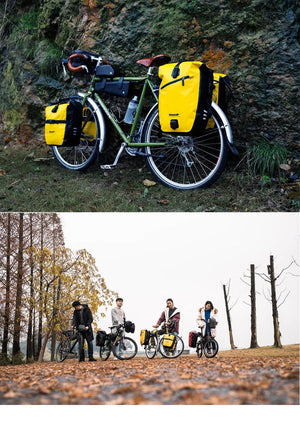Sacoche de vélo étanche sur porte - bagage avant ou arrière 20L "Rhinowalk - RK19663" - Planète Rando