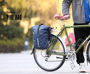 Sacoche de vélo étanche sur porte - bagages arrière "Rhinowalk - X21669 27L" - Planète Rando