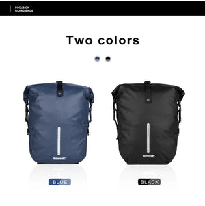 Sacoche de vélo étanche sur porte - bagages arrière "Rhinowalk - X21669 27L" - Planète Rando