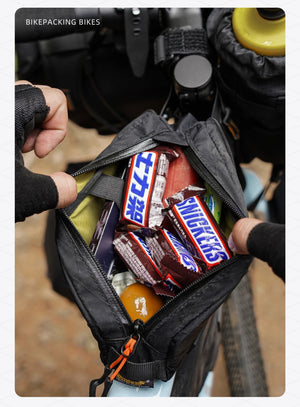 Sacoche de vélo imperméable pour VTT et vélo de route avec sangle de fixation pour téléphone "Rhinowalk - Wilderness BHD0014" - Planète Rando