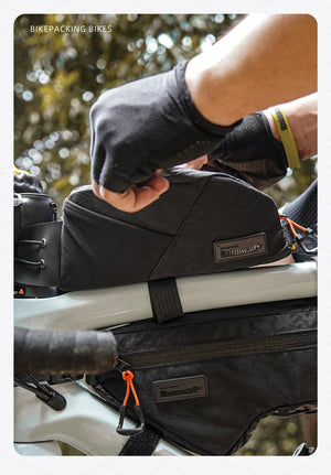 Sacoche de vélo imperméable pour VTT et vélo de route avec sangle de fixation pour téléphone "Rhinowalk - Wilderness BHD0014" - Planète Rando