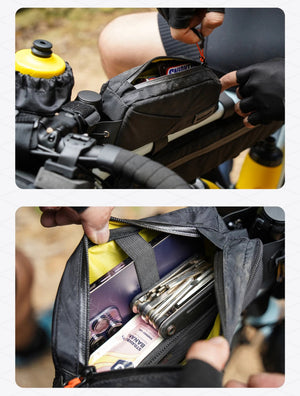 Sacoche de vélo imperméable pour VTT et vélo de route avec sangle de fixation pour téléphone "Rhinowalk - Wilderness BHD0014" - Planète Rando