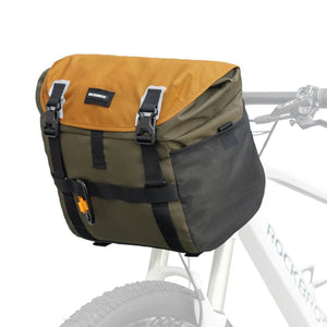 Sacoche imperméable avant de guidon pour vélo 13L à 24L extensible "ROCKBROS - 30110097001" - Planète Rando