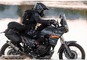 Sacoche latérale de selle pour moto, imperméable de 18L à 48L "Rhinowalk - MT14 series" - Planète Rando