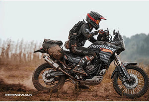 Sacoche latérale de selle pour moto, imperméable de 18L à 48L "Rhinowalk - MT14 series" - Planète Rando