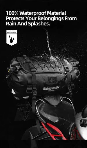 Sacoche latérale étanche de selle / porte - bagage 20L/40L/65L "Rhinowalk - "Warrior" - Planète Rando