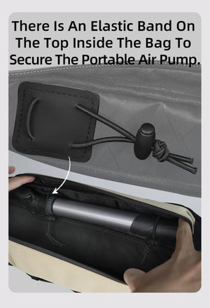 Sacoche triangulaire 100% imperméable pour cadre de vélo, gravel, VTT, route 2,1 L - 2,7 "Rhinowalk - RK2465 series" - Planète Rando