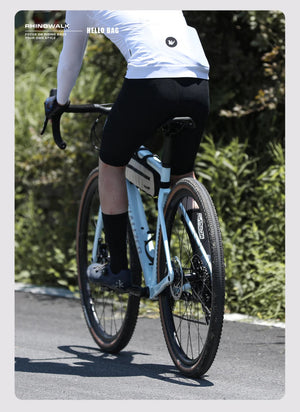Sacoche triangulaire 100% imperméable pour cadre de vélo, gravel, VTT, route 2,1 L - 2,7 "Rhinowalk - RK2465 series" - Planète Rando