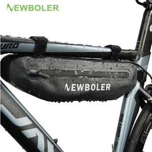 Sacoche triangulaire pour cadre de vélo 100% imperméable "NEWBOLER - PAC052 / BAG603" - Planète Rando