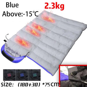 Sacs de couchage synthétique chauffant avec alimentation USB "DAWN TRIP - DM500" - Planète Rando