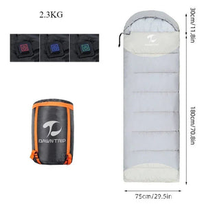 Sacs de couchage synthétique chauffant avec alimentation USB "DAWN TRIP - DM500" - Planète Rando