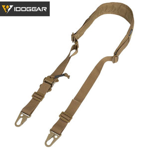 Sangle de carabine tactique 2 points pour la chasse et l'exploration tactique "IDOGEAR - Slingster" - Planète Rando