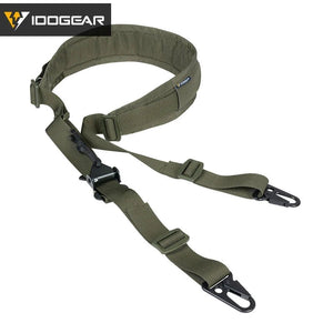Sangle de carabine tactique 2 points pour la chasse et l'exploration tactique "IDOGEAR - Slingster" - Planète Rando
