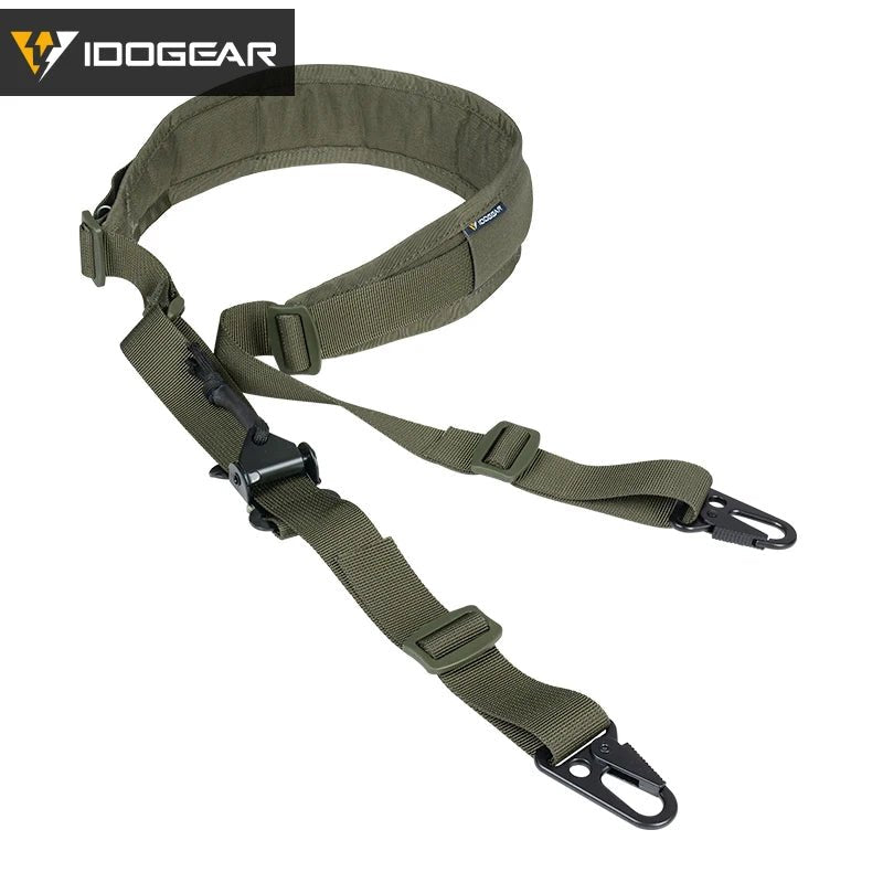 Sangle de carabine tactique 2 points pour la chasse et l'exploration tactique "IDOGEAR - Slingster" - Planète Rando