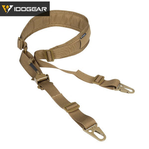 Sangle de carabine tactique 2 points pour la chasse et l'exploration tactique "IDOGEAR - Slingster" - Planète Rando