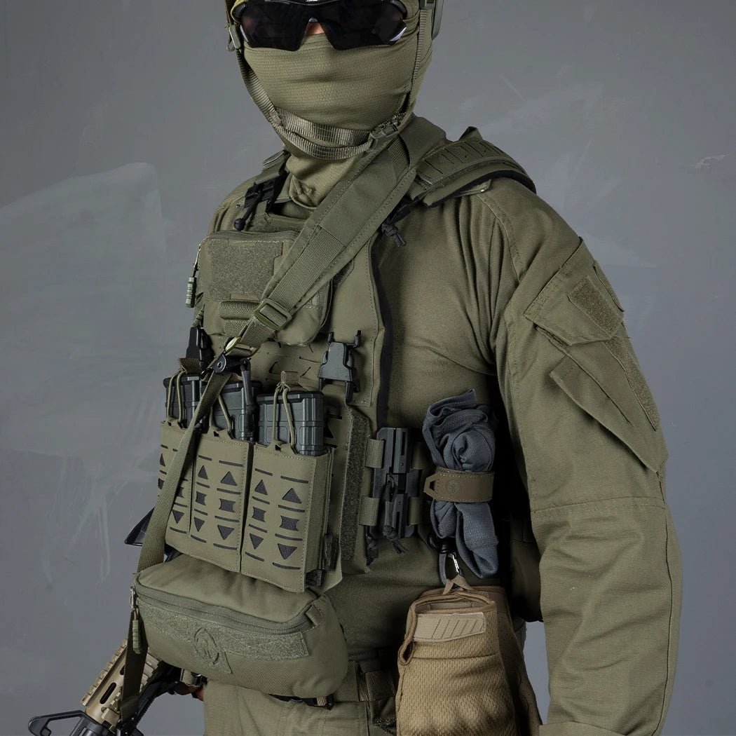 Sangle de carabine tactique 2 points pour la chasse et l'exploration tactique "IDOGEAR - Slingster" - Planète Rando