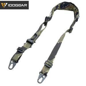Sangle de carabine tactique 2 points pour la chasse et l'exploration tactique "IDOGEAR - Slingster" - Planète Rando