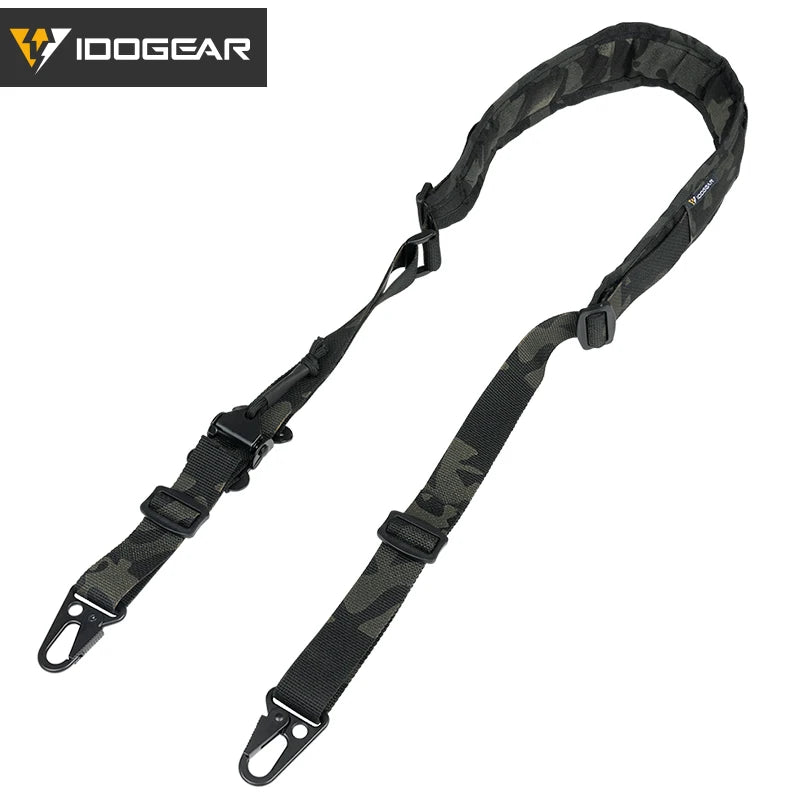 Sangle de carabine tactique 2 points pour la chasse et l'exploration tactique "IDOGEAR - Slingster" - Planète Rando