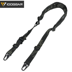 Sangle de carabine tactique 2 points pour la chasse et l'exploration tactique "IDOGEAR - Slingster" - Planète Rando