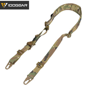 Sangle de carabine tactique 2 points pour la chasse et l'exploration tactique "IDOGEAR - Slingster" - Planète Rando