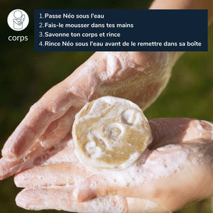 Savon, dentifrice, vaiselle solide 5 en 1 "Sloé - Néo multi - usages" - Planète Rando