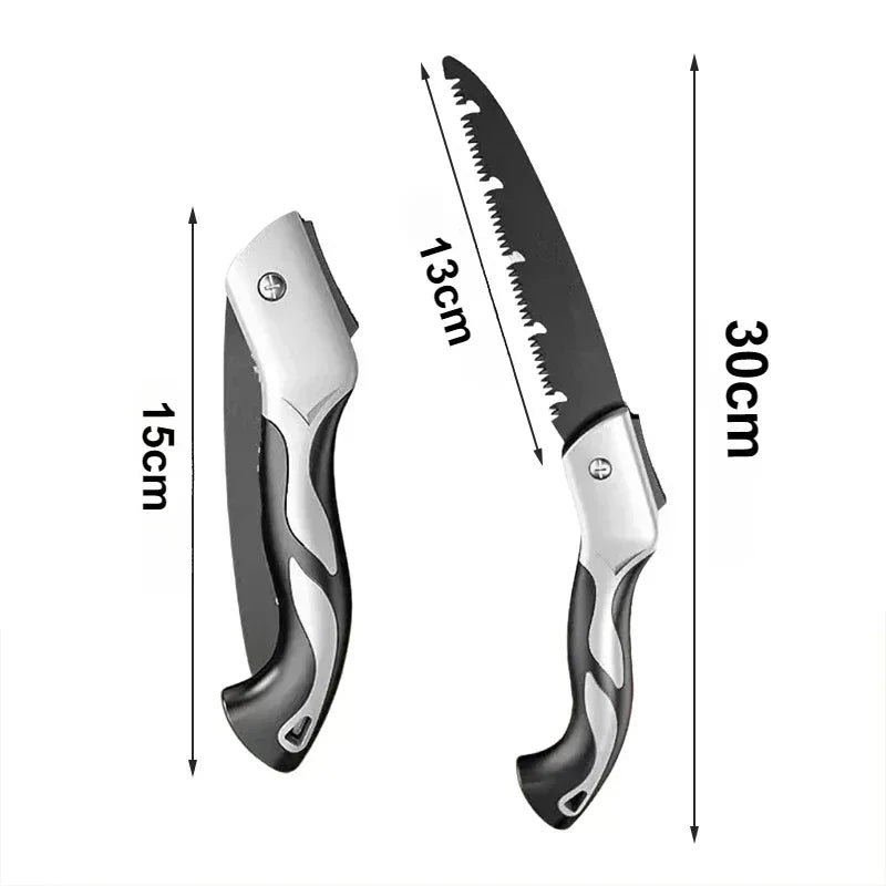 Scie manuelle pliante pour le camping et le bushcraft " NEFBENLI - Fast folding saw" - Planète Rando