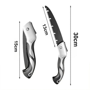 Scie manuelle pliante pour le camping et le bushcraft " NEFBENLI - Fast folding saw" - Planète Rando
