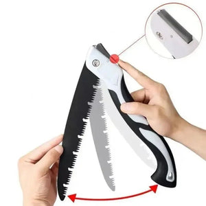 Scie manuelle pliante pour le camping et le bushcraft " NEFBENLI - Fast folding saw" - Planète Rando