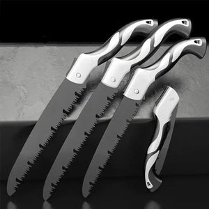 Scie manuelle pliante pour le camping et le bushcraft " NEFBENLI - Fast folding saw" - Planète Rando