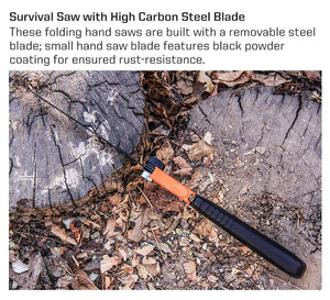 Scie pliante pour la chasse et le bushcraft 265g "SOG - Wood & Bone saw" - Planète Rando