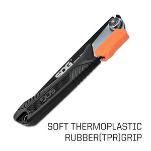 Scie pliante pour la chasse et le bushcraft 265g "SOG - Wood & Bone saw" - Planète Rando