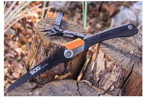 Scie pliante pour la chasse et le bushcraft 265g "SOG - Wood & Bone saw" - Planète Rando