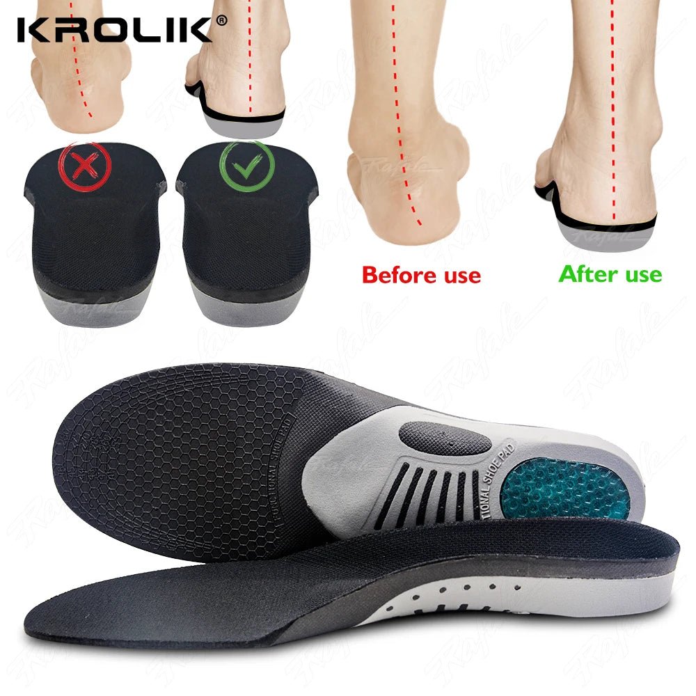 Semelles orthopédiques en Gel pour hommes et femmes "Krolik – Shoes Pad" - Planète Rando