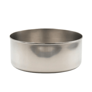 Set de camping / bivouac en inox avec assiette, gourde, tasse et couverts "Laken - Campo base" - Planète Rando