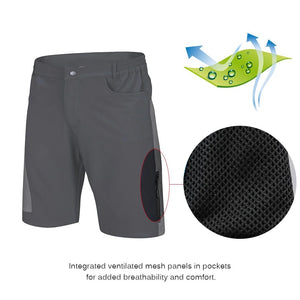 Short de cyclisme pour vélo, VTT pour adolescents et hommes "Tomshoo - Mtb downhill" - Planète Rando