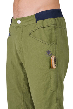 Short de randonnée estivale en lin, coton et d'élasthanne pour Homme "Rafiki − GNAR" - Planète Rando