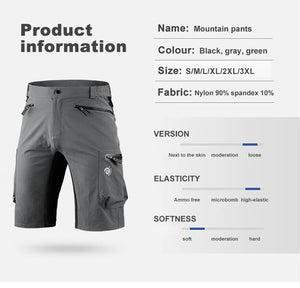 Short de sport multipoches et respirant pour le cyclisme & VTT "X - TIGER - DSK - 00401" - Planète Rando