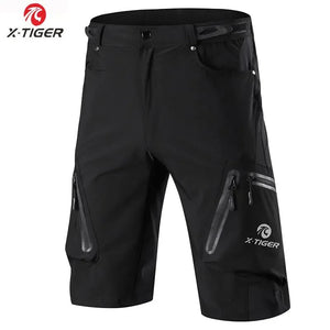 Short VTT / descente multi - poches respirant et déperlant pour adolescents et hommes "X - TIGER - MTBXT005" - Planète Rando