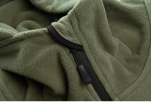 Softshell / polaire à capuche tactique et imperméable pour homme "TACVASEN - TJ004" - Planète Rando
