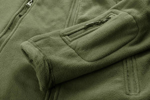 Softshell / polaire à capuche tactique et imperméable pour homme "TACVASEN - TJ004" - Planète Rando