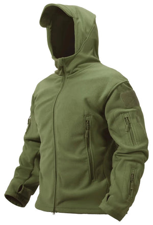 Softshell / polaire à capuche tactique et imperméable pour homme "TACVASEN - TJ004" - Planète Rando