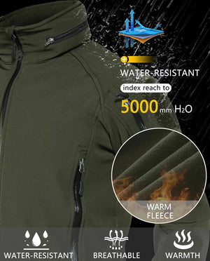 Softshell / polaire coupe - vent & imperméable à capuche "TACVASEN - LSTJ404" - Planète Rando